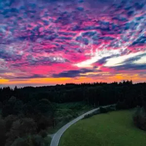 Ciel de feu Au dessus de dohan